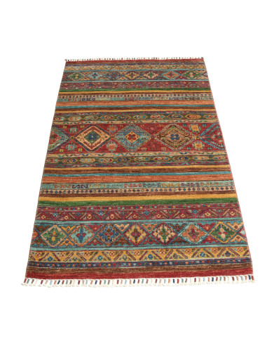 Rug Samarkand Pakistan 100x159 Burgundy Red Tur