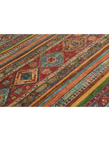 Tappeto Samarkand Pakistan 100x159 Rosso Bordea