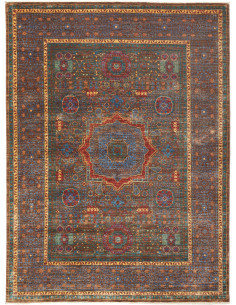 Tappeto Mamlouk Pakistan 156x205 Marrone Scuro