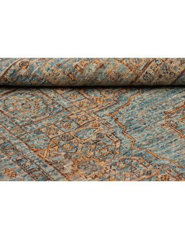 Tappeto Mamlouk Pakistan 99x152 Azzurro Polvere