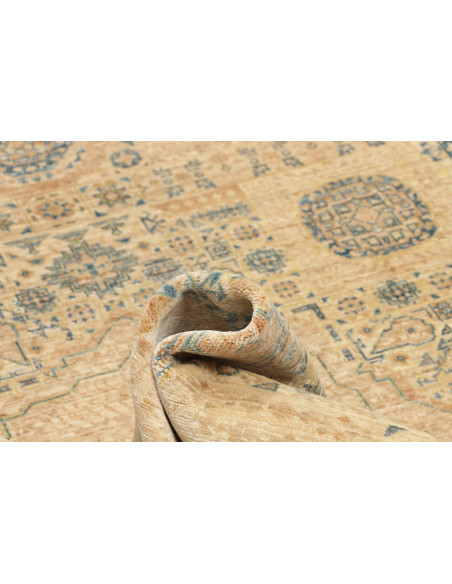 Tappeto Mamlouk Pakistan 145x196 Beige Blu Ocra