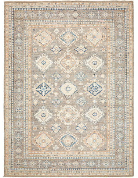 Tappeto Kazak Fine Pakistan 246x332 Tortora Cre