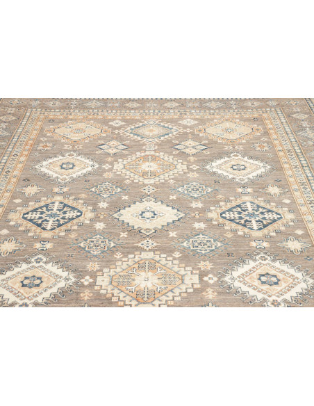 Tappeto Kazak Fine Pakistan 246x332 Tortora Cre