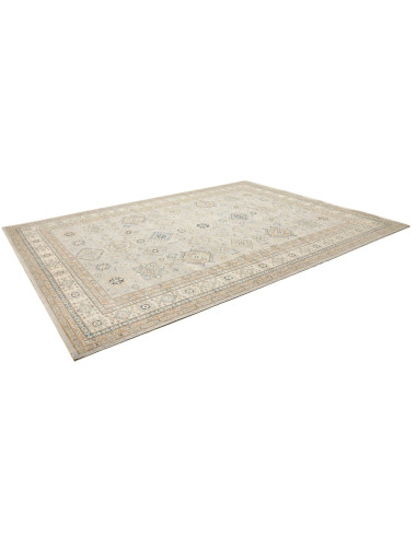 Rug Kazak Fine Pakistan 280x369 Sky Blue Beige