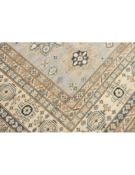 Rug Kazak Fine Pakistan 280x369 Sky Blue Beige