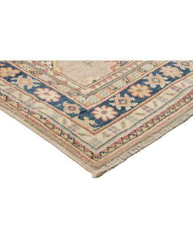 Rug Kazak Afghanistan 85x286 Sage Green Navy Bl