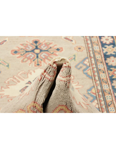 Rug Kazak Afghanistan 85x286 Sage Green Navy Bl