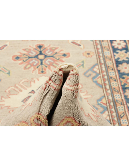 Rug Kazak Afghanistan 85x286 Sage Green Navy Bl