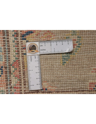 Rug Kazak Afghanistan 85x286 Sage Green Navy Bl