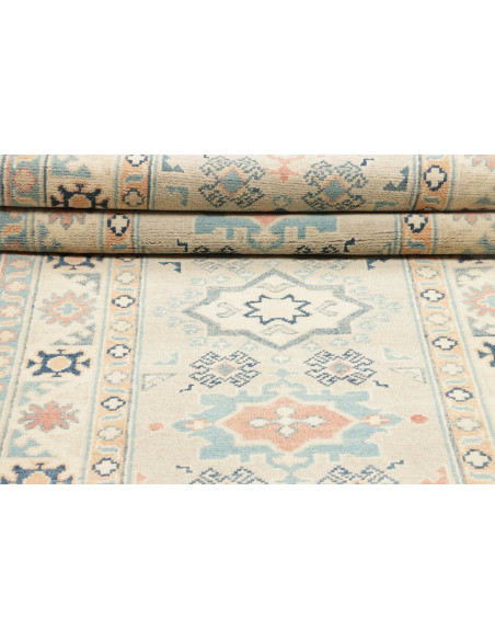 Rug Kazak Afghanistan 83x294 Cream Ivory Light