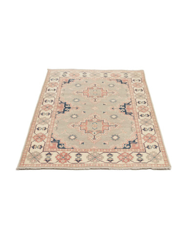 Tappeto Kazak Afghanistan 105x135 Verde Salvia
