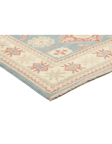 Rug Kazak Afghanistan 127x186 Sky Turquoise Cre