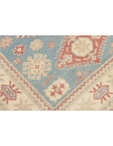 Rug Kazak Afghanistan 127x186 Sky Turquoise Cre