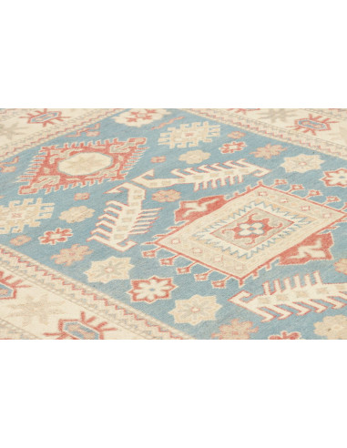 Tappeto Kazak Afghanistan 127x186 Turchese Ciel