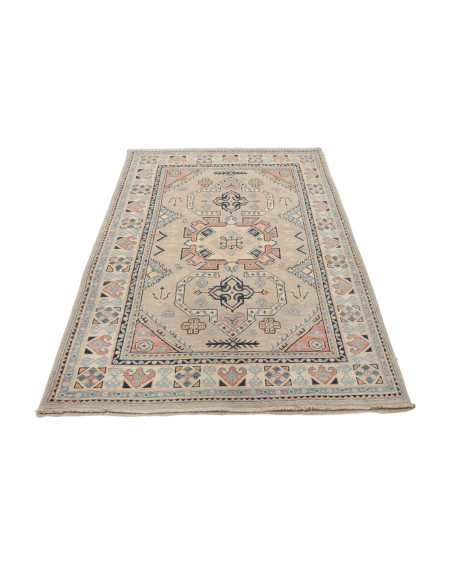 Tappeto Kazak Afghanistan 122x189 Beige Crema B