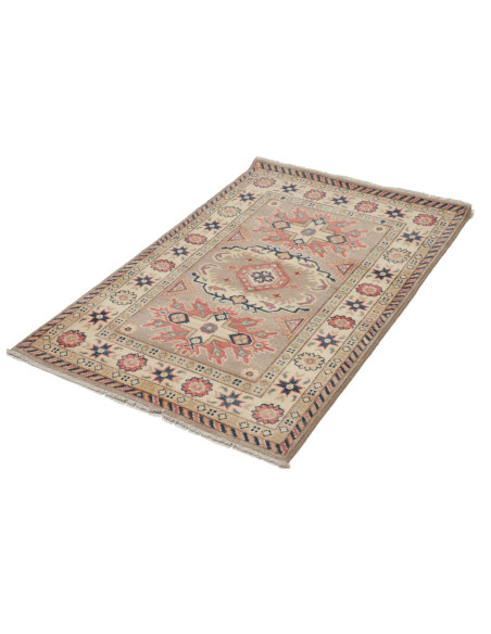 Tappeto Kazak Afghanistan 85x124 Beige Sabbia C