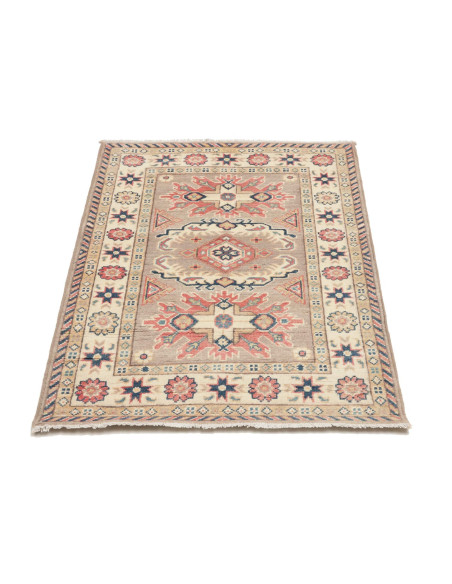 Tappeto Kazak Afghanistan 85x124 Beige Sabbia C