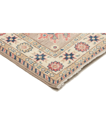 Rug Kazak Afghanistan 85x124 Sandy Beige Coral
