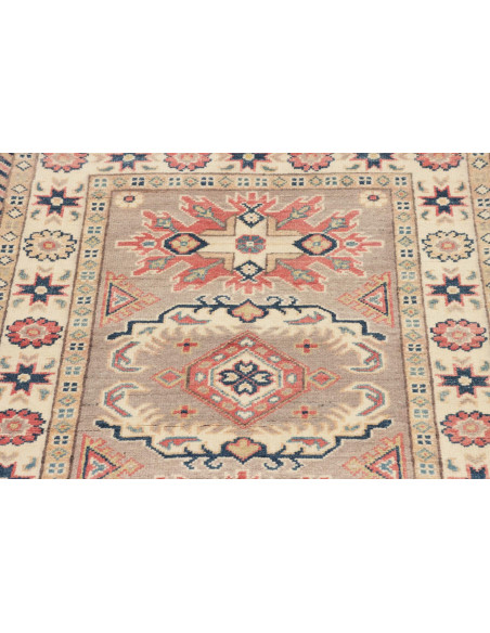 Rug Kazak Afghanistan 85x124 Sandy Beige Coral