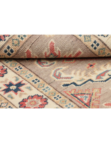 Rug Kazak Afghanistan 85x124 Sandy Beige Coral