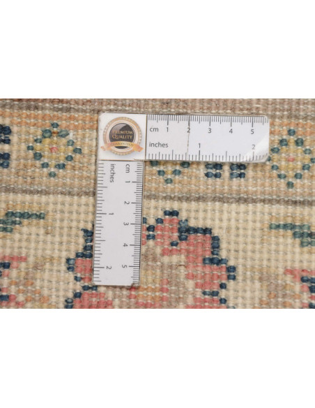 Rug Kazak Afghanistan 85x124 Sandy Beige Coral