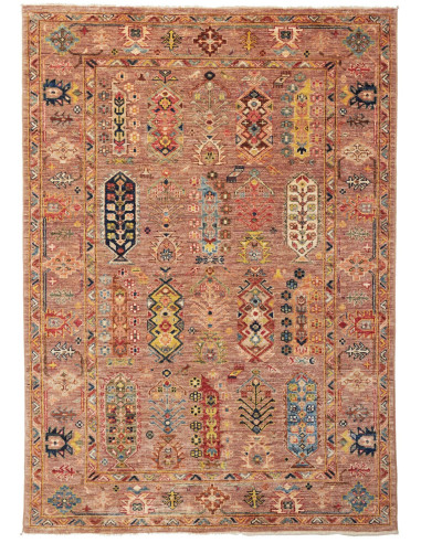 Rug Tribal Pakistan 129x180 Terracotta Sapphire
