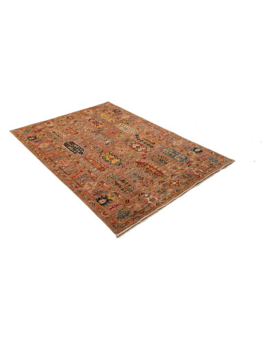 Rug Tribal Pakistan 129x180 Terracotta Sapphire