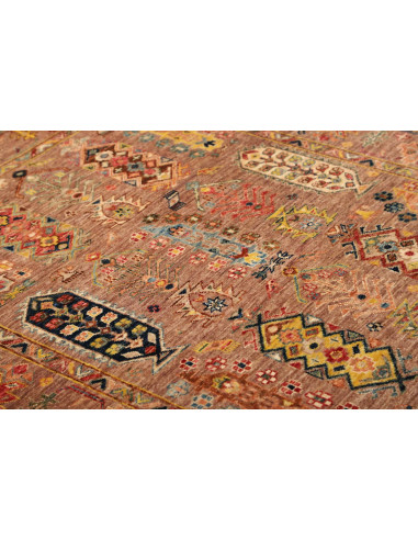 Rug Tribal Pakistan 129x180 Terracotta Sapphire