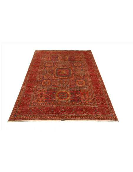 Tappeto Mamlouk Pakistan 125x181 Rosso Mattone