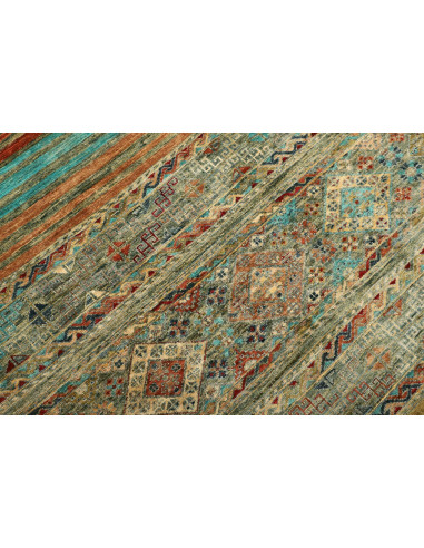 Rug Rubin Pakistan 248x307 Grey Teal Burnt Terr