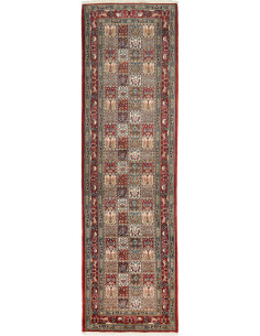 Rug Moud Persia sky blue maroon 80x288