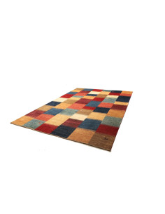 Tappeto Mosaic Pakistan 244x343 Blu Scuro Azzur 2