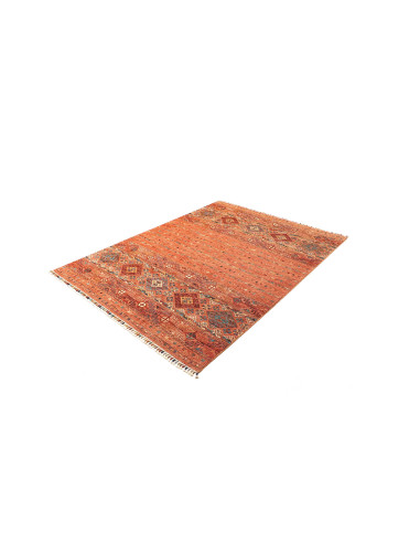 Rug Rubin Pakistan 150x202 Terracotta Orange Bl