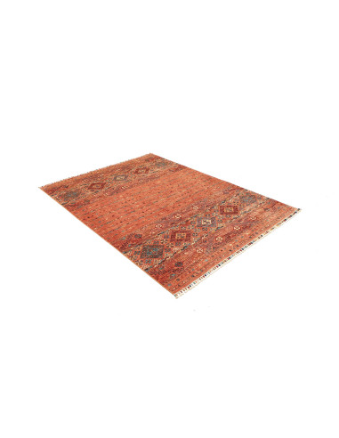 Rug Rubin Pakistan 150x202 Terracotta Orange Bl