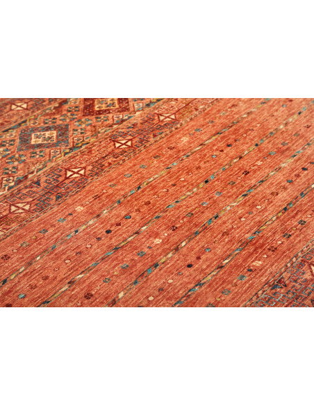 Tappeto Rubin Pakistan 150x202 Terracotta Aranc