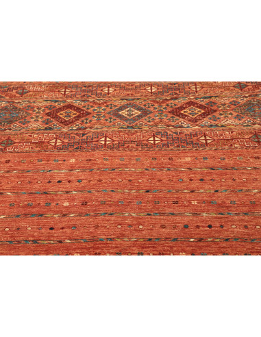 Rug Rubin Pakistan 150x202 Terracotta Orange Bl