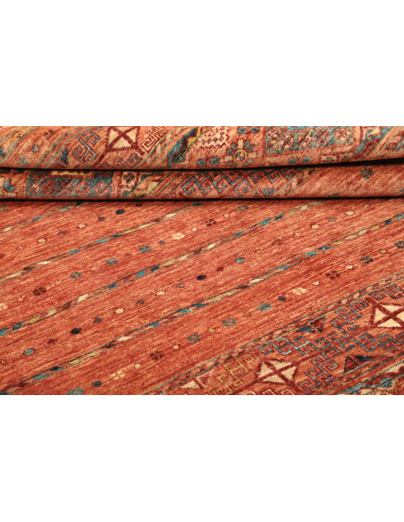 Tappeto Rubin Pakistan 150x202 Terracotta Aranc