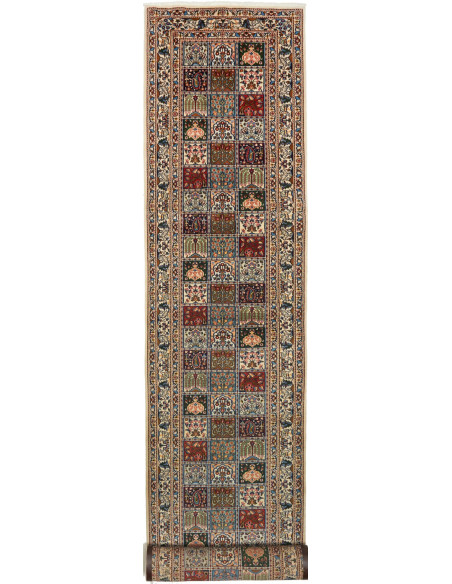 Tappeto Moud Persia azzurro giallo 86x500