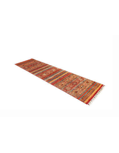 Tappeto Samarkand Pakistan 82x294 Rosso Terraco