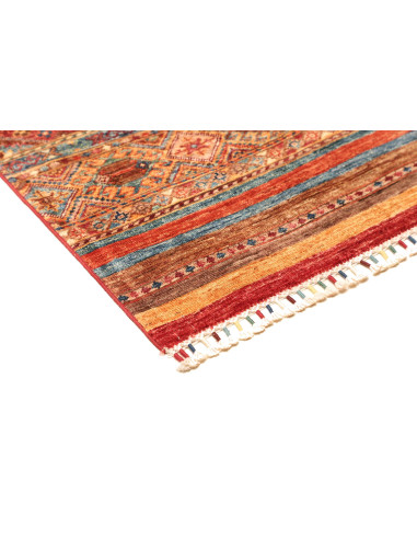 Tappeto Samarkand Pakistan 82x294 Rosso Terraco