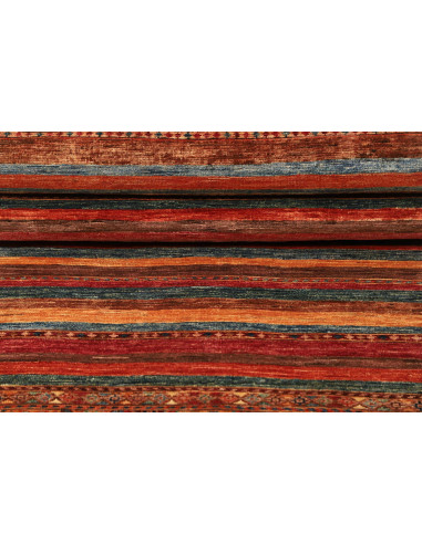 Tappeto Samarkand Pakistan 82x294 Rosso Terraco