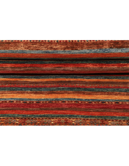 Tappeto Samarkand Pakistan 82x294 Rosso Terraco