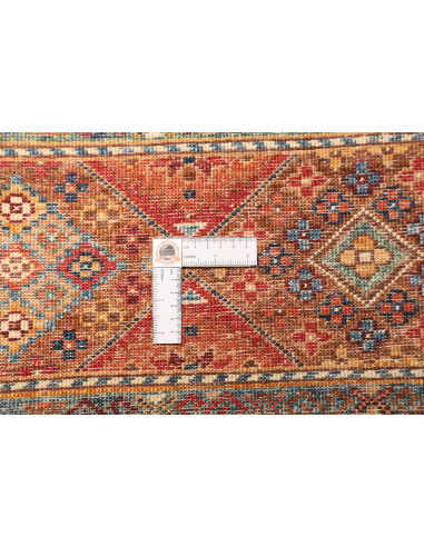 Tappeto Samarkand Pakistan 82x294 Rosso Terraco