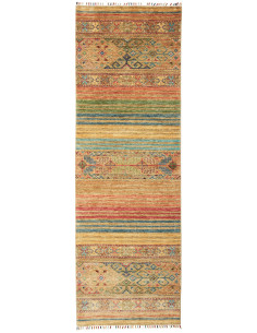 Tappeto Rubin Pakistan 79x251 Beige Oro Rosso V