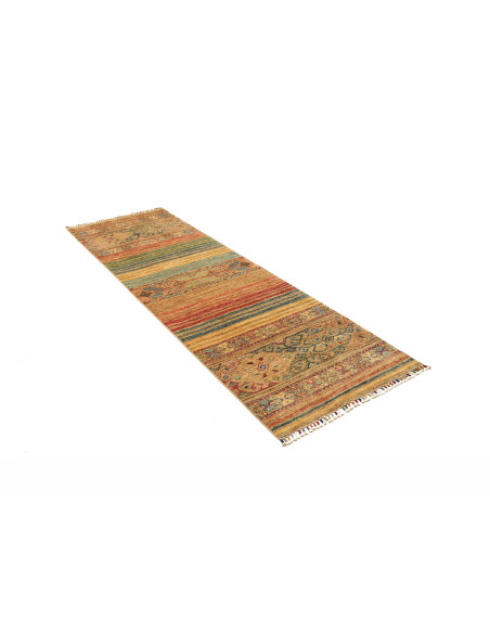 Rug Rubin Pakistan 79x251 Beige Gold Red Green