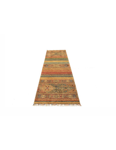 Rug Rubin Pakistan 79x251 Beige Gold Red Green