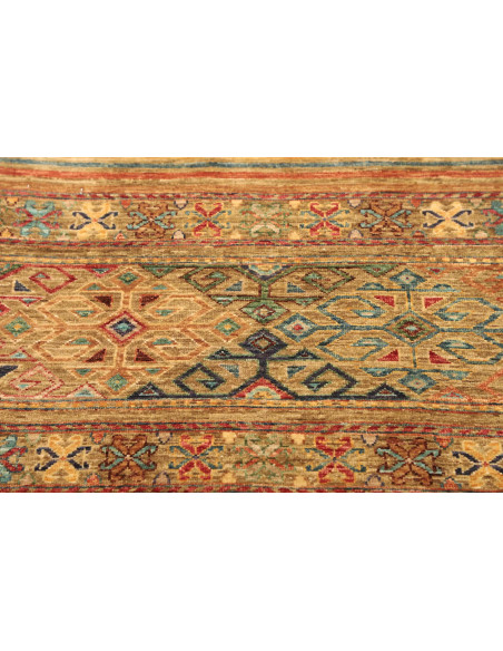 Tappeto Rubin Pakistan 79x251 Beige Oro Rosso V