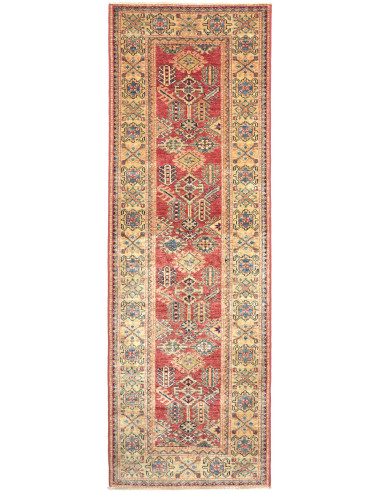 Rug Kazak Fine Pakistan 76x232 Terracotta Red G