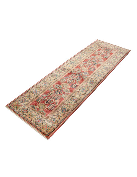 Rug Kazak Fine Pakistan 76x232 Terracotta Red G