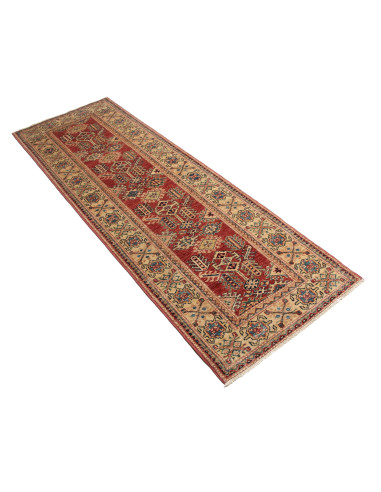 Rug Kazak Fine Pakistan 76x232 Terracotta Red G